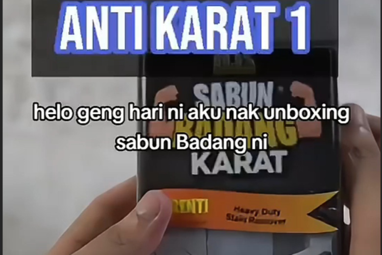 sabun badang karat