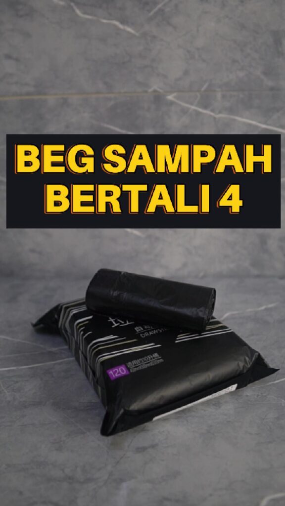 beg sampah bertali