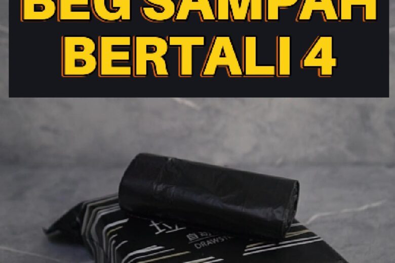 beg sampah bertali